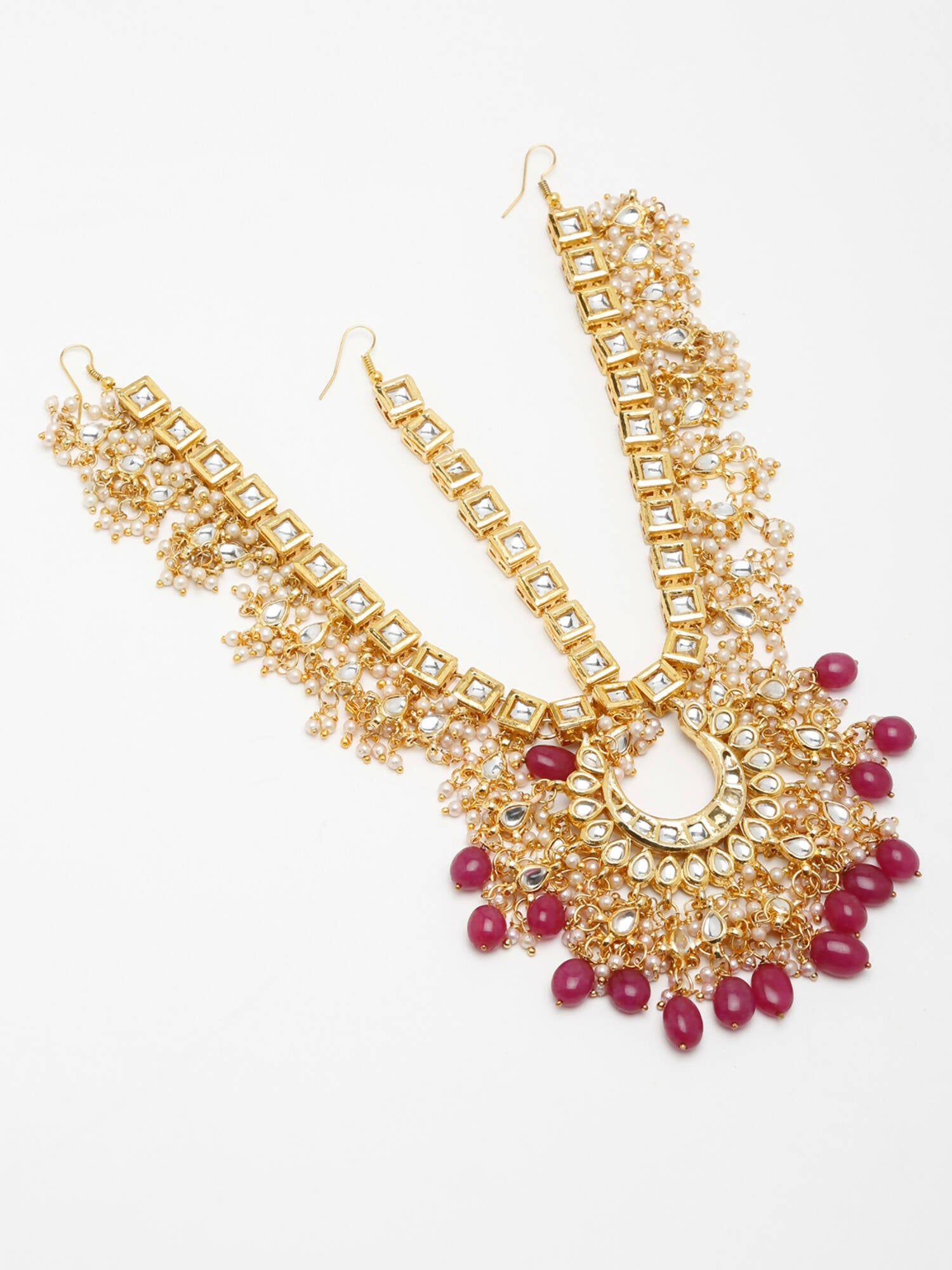 Kundan Matha Patti - Ruby Raang | Swadesiicart