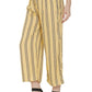 Asmaani Beige Color Rayon Fabric Stripped Palazzo