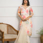Festive Wear Ethnic Off White Premium Organza Stitched Suit With Dupatta - Tanisha | Swadesiicart