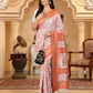 Shree Shyam Fashion Linen Cotton(Woven Work) Multicolour Saree