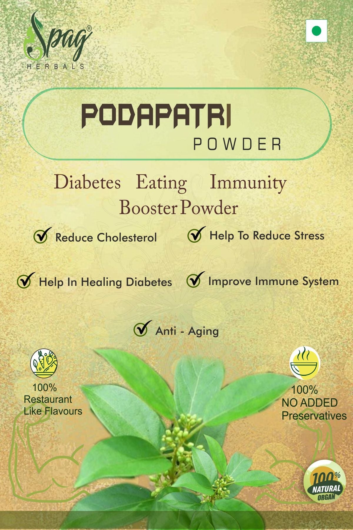 Spag Herbals Podapatri Powder - Swadesiicart
