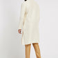 Ethnic India Cream Men's Kurta Striped Polyester | Swadesiicart