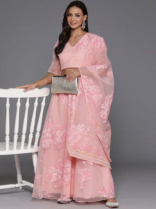 Ahalyaa women's wear Traditional wear lehenga choli - Pink | Swadesiicart