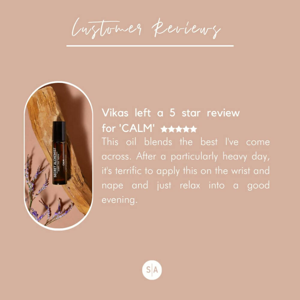 Secret Alchemist Calm Reliever Oil | Swadesiicart