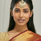 Nuyug 22k Gold Plated Crescent Maang Tikka | Swadesiicart