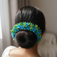 Blue & Green Bridal Pollens Gajra