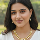 Gold Designer Pearls Necklace