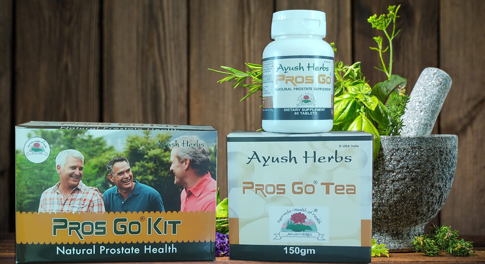 Pros Go 1 Tablet Bottle + Pros Go Tea