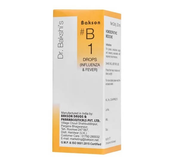 Bakson's Homeopathy B1 Drops - Swadesiicart