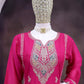Anaita Rani Pink Heavy Chinon Readymade Suit with Embroidery & Sequence Work