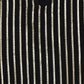Ahalyaa Black Georgette Stripped Gold Printed Kids Kurta Pant Set For Girls | Swadesiicart