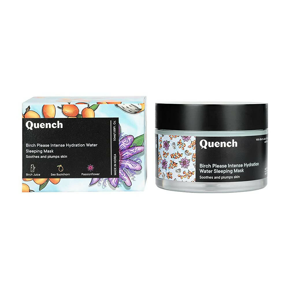 Quench Botanics Birch Please Intense Hydration Water Sleeping Mask - Korean Skincare | Swadesiicart
