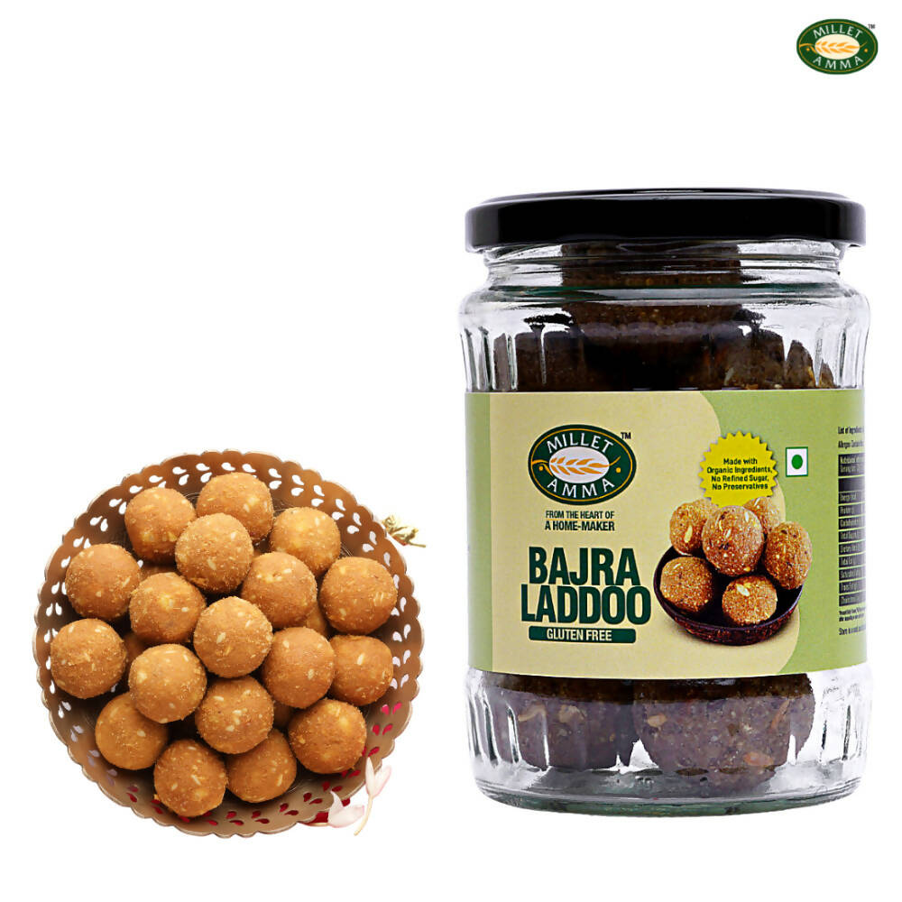 Millet Amma Bajra Laddoo -Made with Jaggery | Swadesiicart