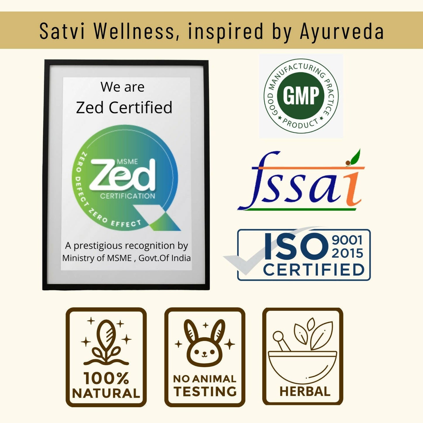 Satvi Wellness Dahasamani | Herbal Drink Mix - Swadesiicart