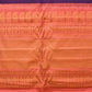 Purple and Peach Gadwal Silk Handloom Saree with Mango Pallu and Border Design - Global Threads | Swadesiicart
