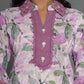 Yufta Purple Cotton Schiffli Co-Ord Set With Lace - Swadesiicart
