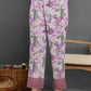 Yufta Purple Cotton Schiffli Co-Ord Set With Lace - Swadesiicart
