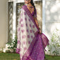 Anaita Purple Silk Blend Woven Saree With Blouse