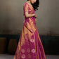 Anaita Purple Tissue Silk Woven Saree With Blouse
