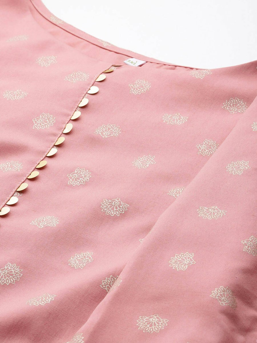 Ahalyaa Women's Traditional wear Ethnic Dress - Pink | Swadesiicart