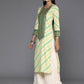 Ahalyaa Women's Traditional wear Kurta Set - Off White | Swadesiicart