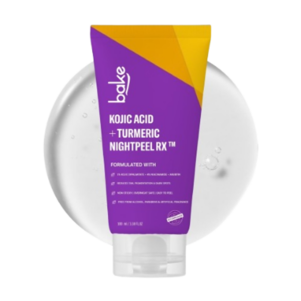 Bake Kojic Acid + Turmeric NightPeel Rx Mask | Swadesiicart