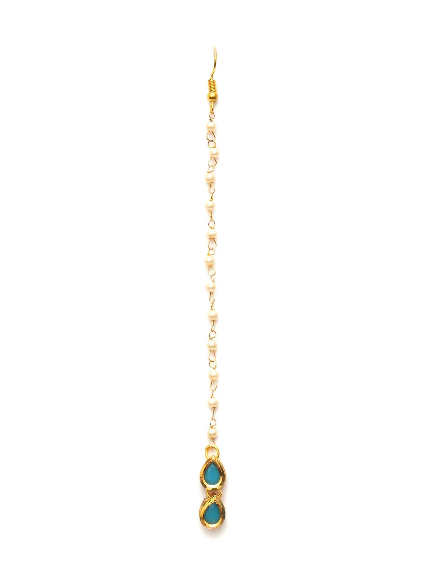 Kundan Maang Tikka (Gold) - Ruby Raang | Swadesiicart