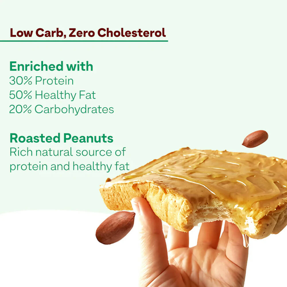 OZiva Natural Peanut Butter-Creamy - Swadesiicart