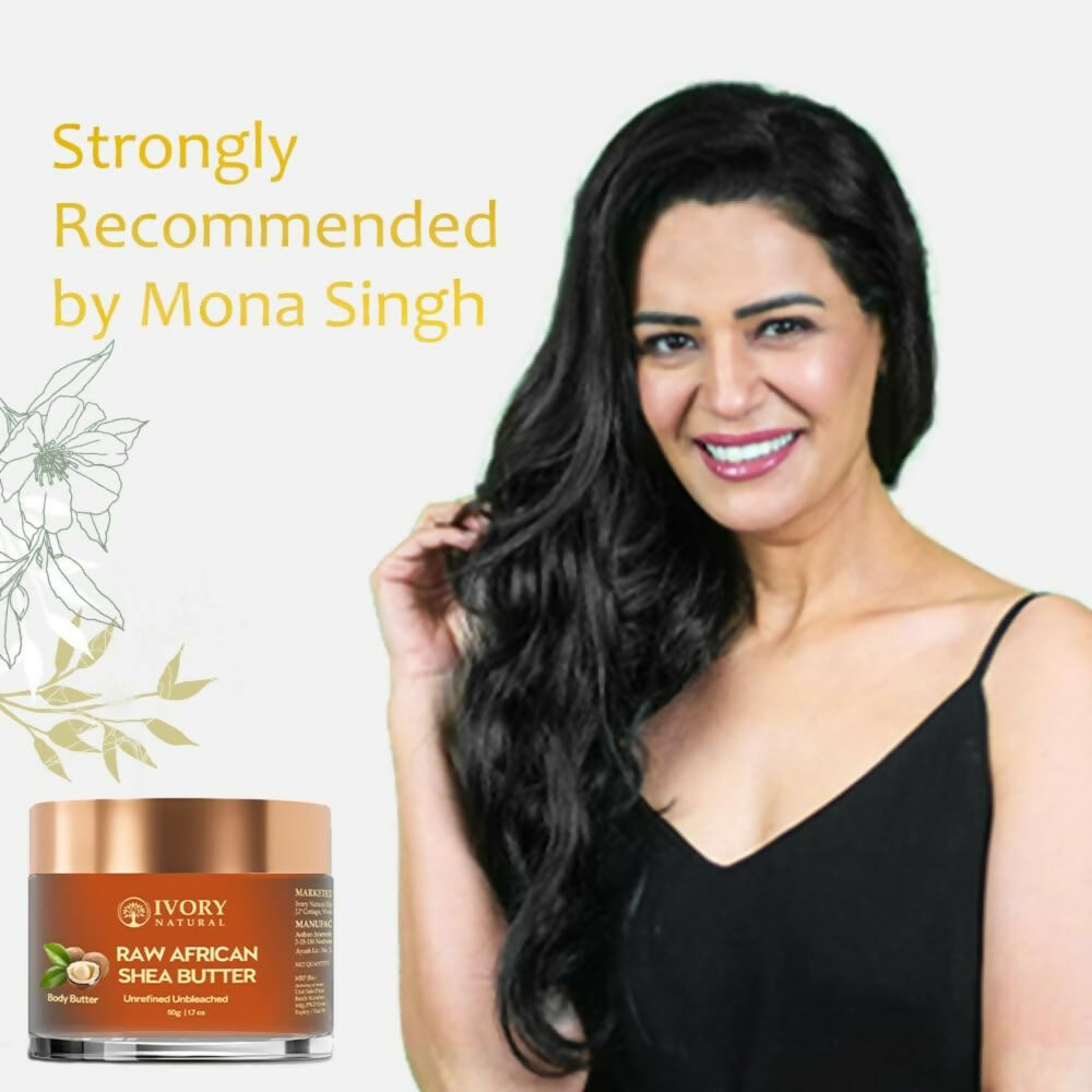 Ivory Natural African Shea Butter Unrefined For Skin and Hair, Rich in Antioxidants and Natural Hydration | Swadesiicart