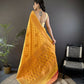 Joban Fashion Banarasi Orange Woven Woven Soft Silk Saree | Swadesiicart