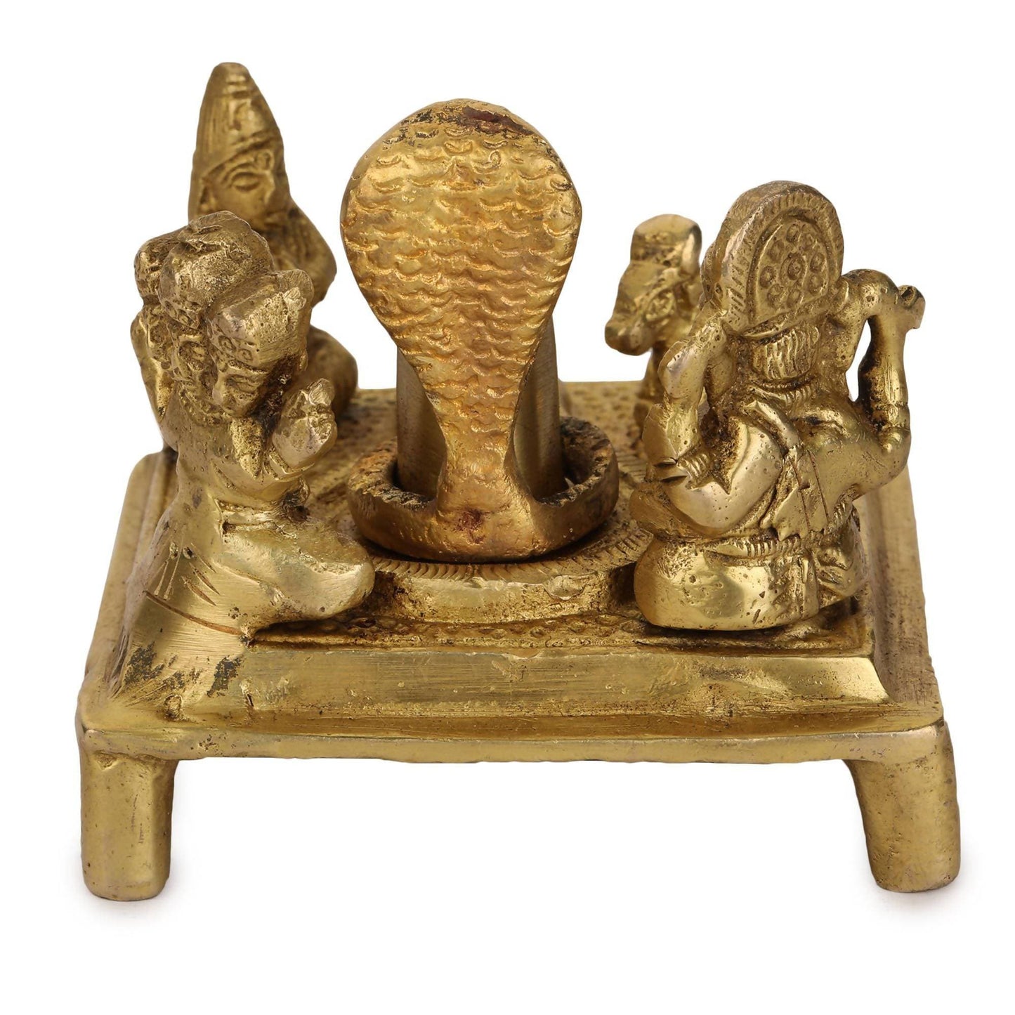 Devlok Shivling with Nandi And Shiv Parivar Idol - Swadesiicart