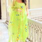 The52 Lemons Women's Gorgeous Printed Viscose Fabric Straight Kurta Pant with Dupatta Set - Swadesiicart
