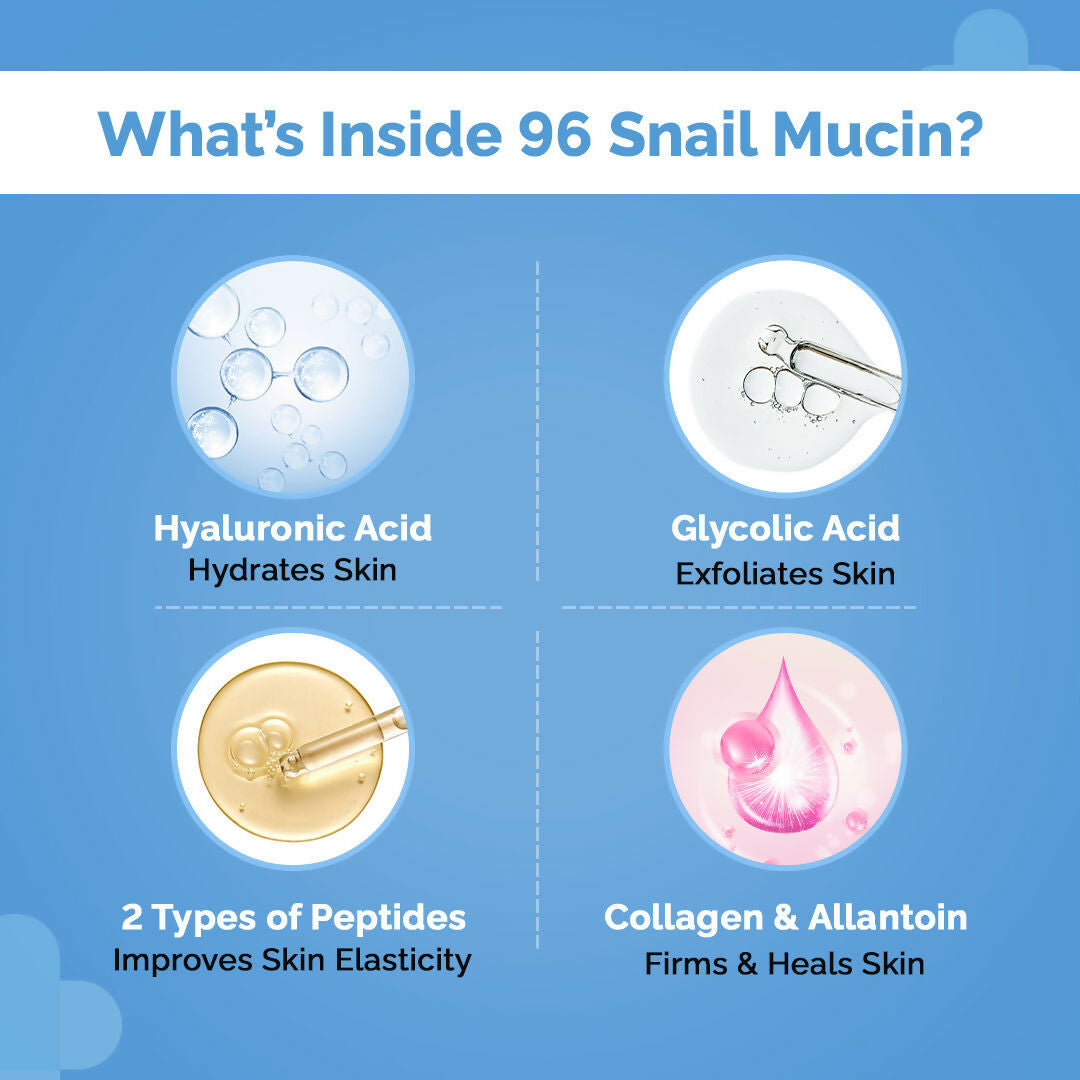 The Derma Co Snail Peptide 96 Hydrating Face Wash - Swadesiicart
