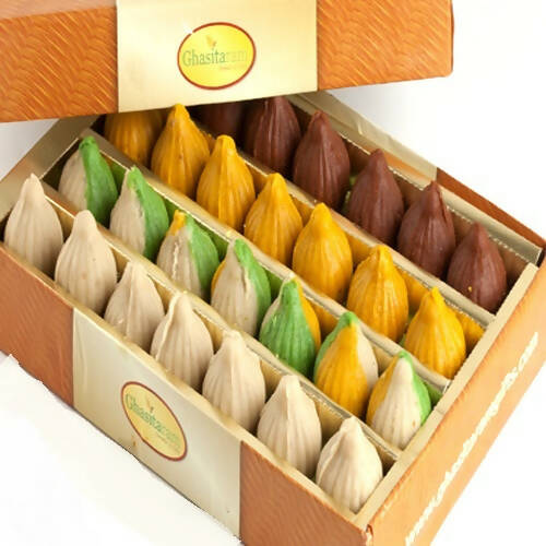 Ghasitaram Pure Kaju Assorted Modaks | Swadesiicart