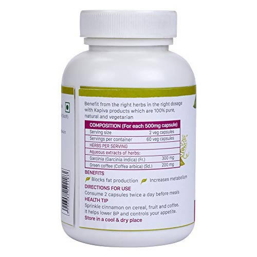 Kapiva Ayurveda Garcinia + Slimming Capsules | Swadesiicart