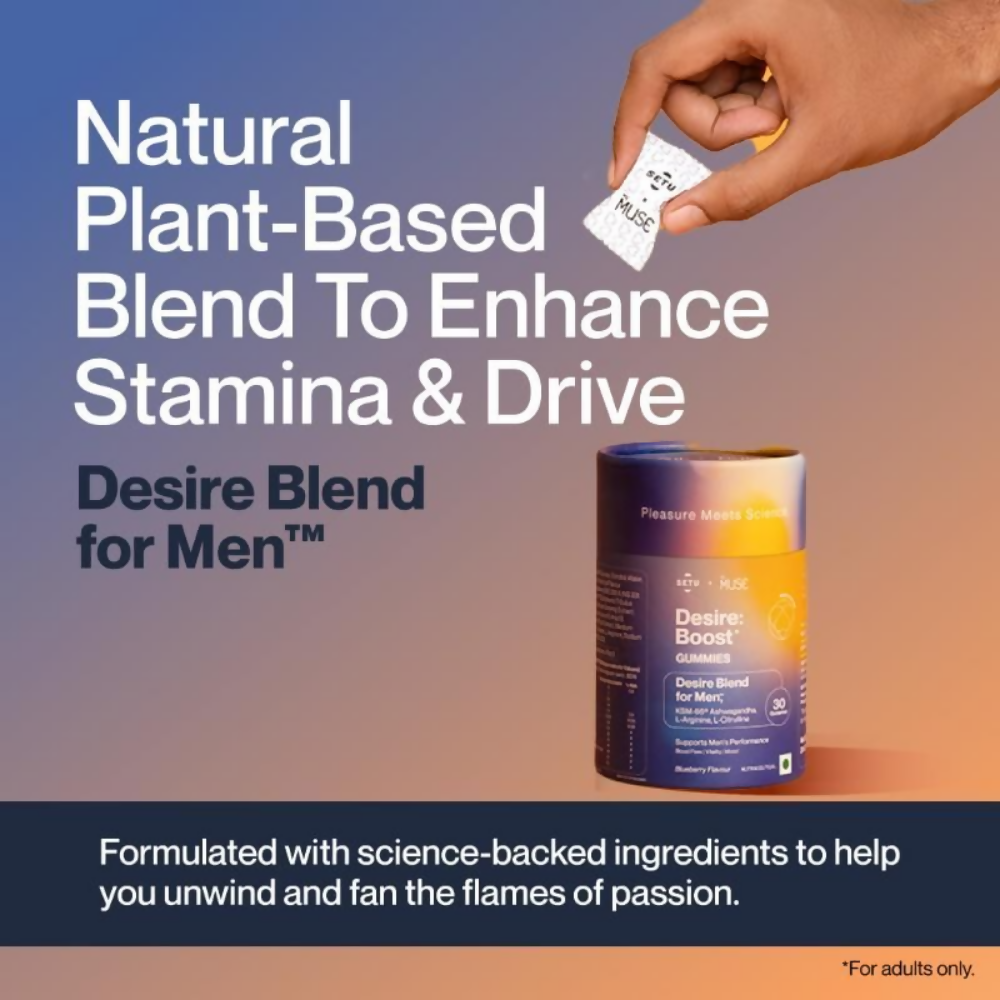 Setu Desire Boost Gummies For Men | Swadesiicart
