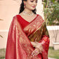 Shree Shyam Fashion Mehndi Pochampally Silk Saree