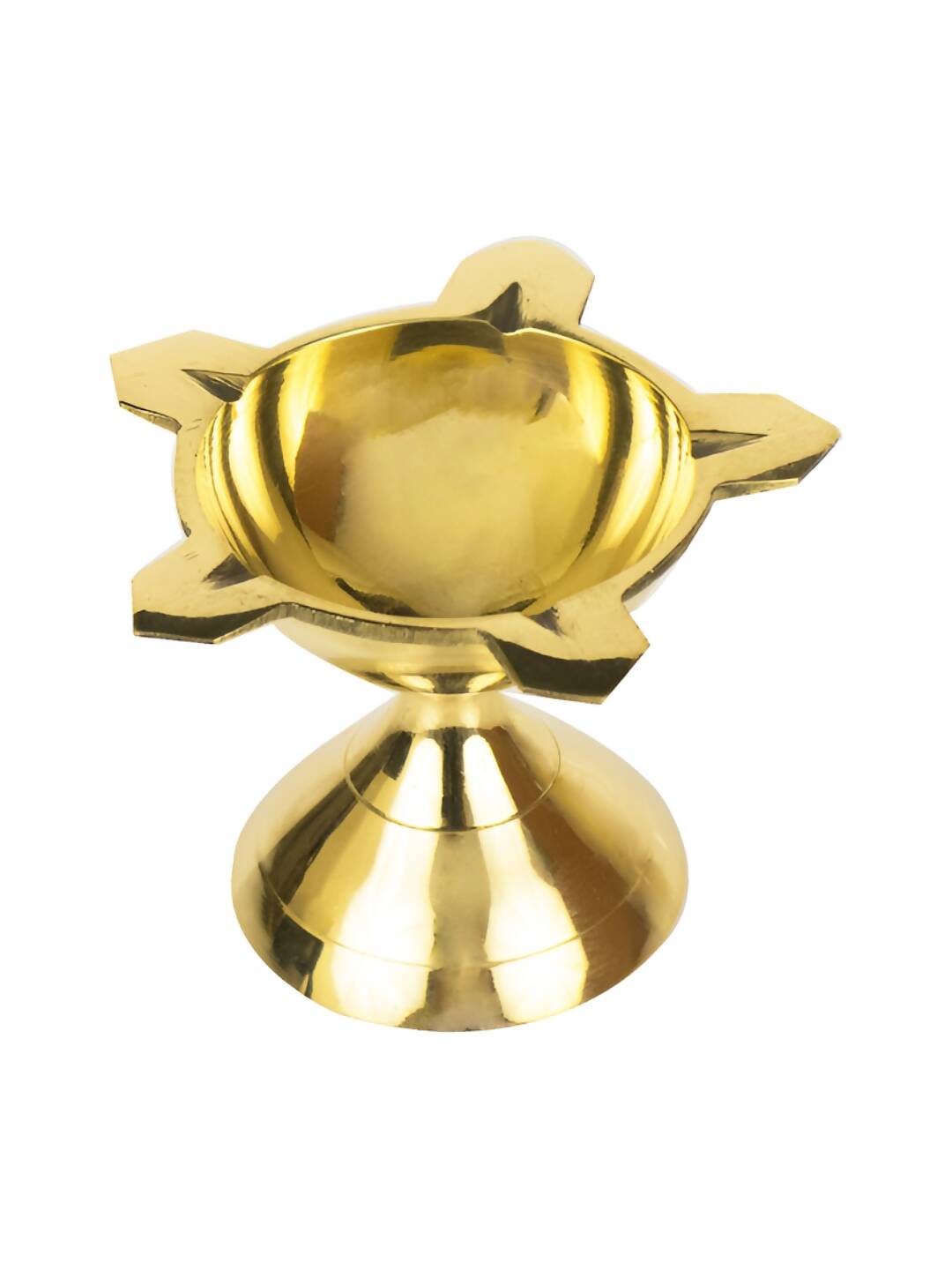 Spillbox Gold-Toned Brass Diya Pooja Essential | Swadesiicart