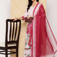 Ahalyaa Women's Traditional wear Kurta Set - Beige | Swadesiicart