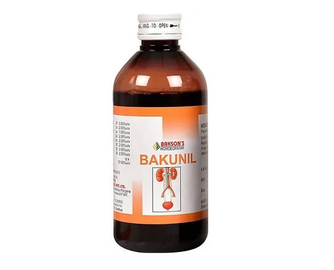 Bakson's Homeopathy Bakunil Syrup (Sugar Free) | Swadesiicart