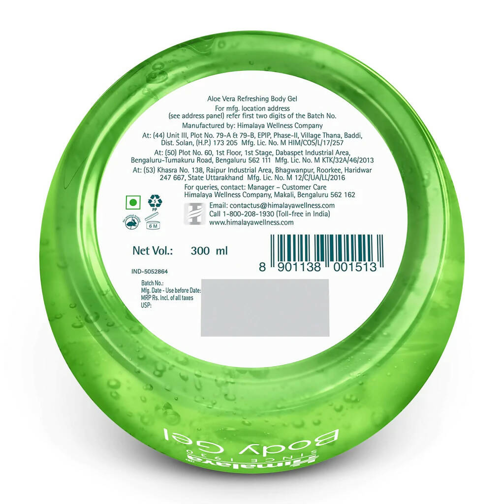 Himalaya Herbals Aloe Vera Refreshing Body Gel - Swadesiicart