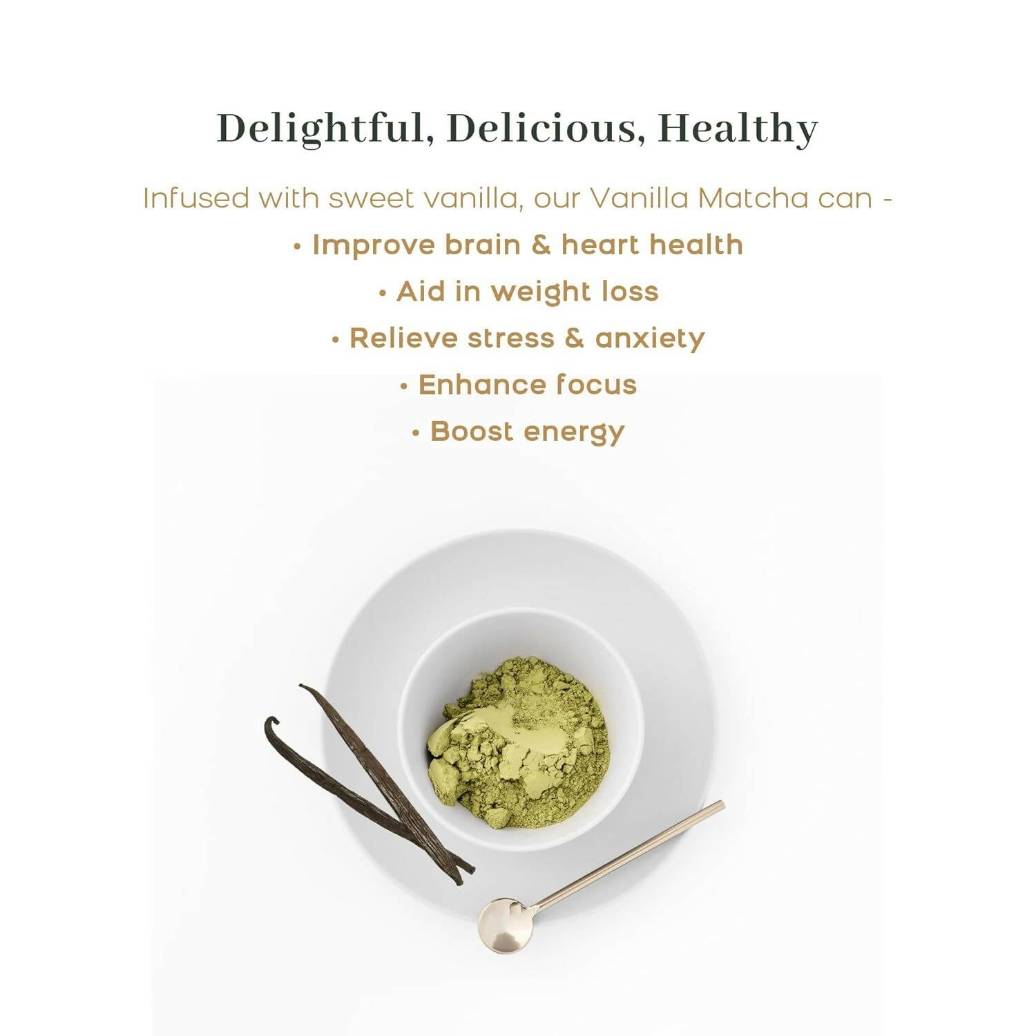 McLeod Russel 1869 Vanilla Matcha - 100% Pure Japanese Matcha Green Tea | Swadesiicart