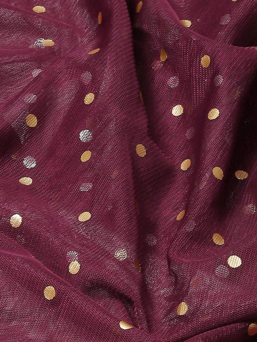 Ahalyaa Cream & Maroon Colour Floral Printed Co-ord Sets - Swadesiicart