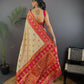 Joban Fashion Red Butti Banarasi Silk Sarees | Swadesiicart