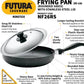 Hawkins Futura Non-stick Frying Pan 26 cm Diameter 1 L (NF26RS) - Swadesiicart