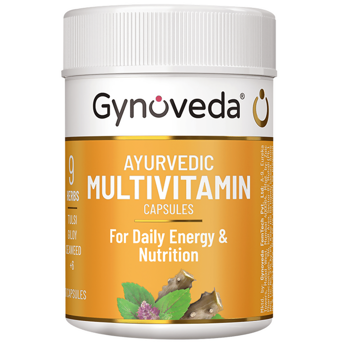 Gynoveda Ayurvedic Multivitamin Capsules | Swadesiicart