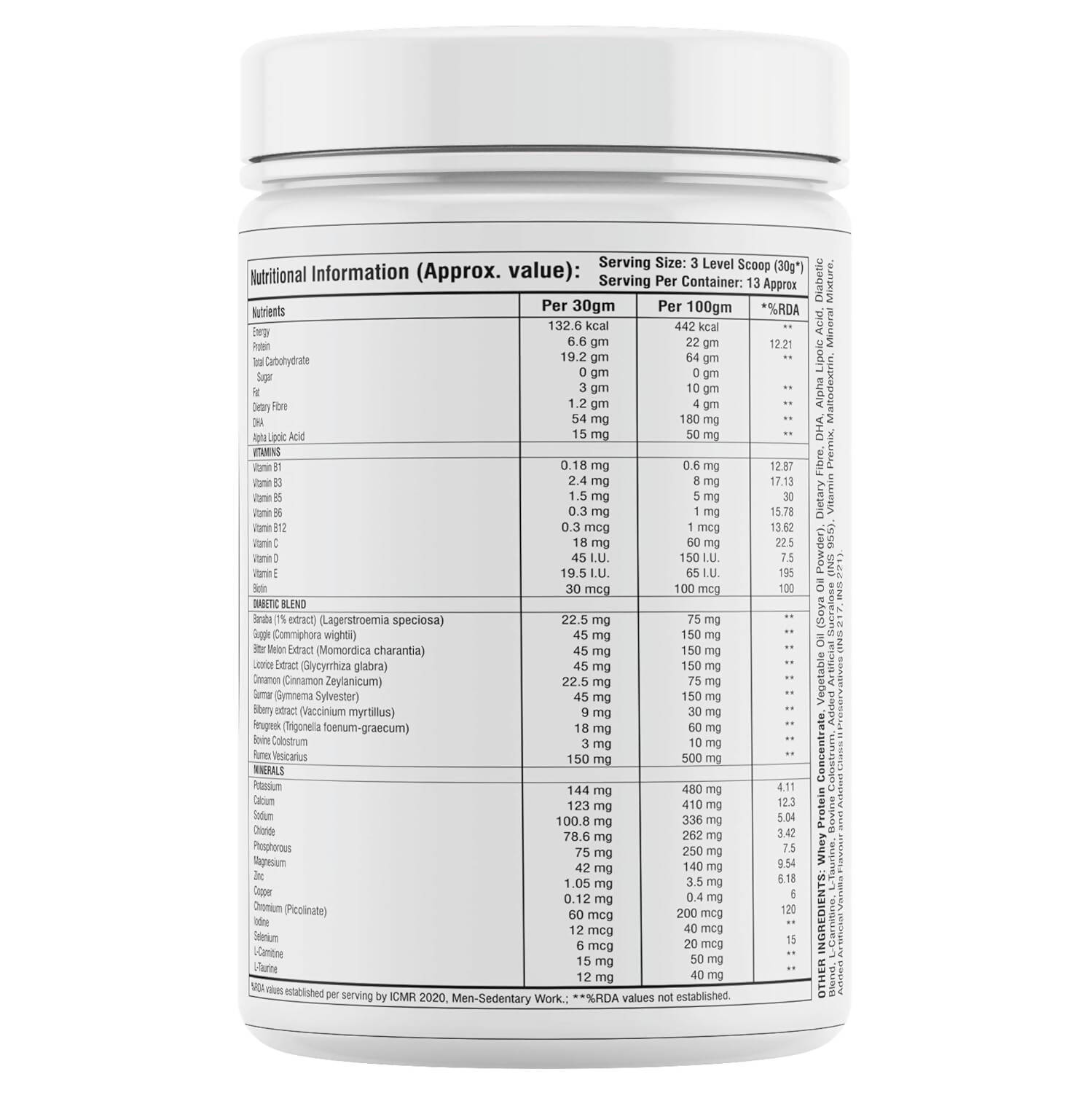 Floral Nutrition Diabetes Care Vanilla Flavor | Swadesiicart