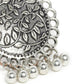 Mominos Fashion Johar Kamal Oxidised Silver Plated Stud Earrings - Swadesiicart