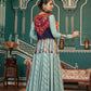 AI Fashion Pista Green Viscose Rayon Designer Navratri Lehenga Choli Collection