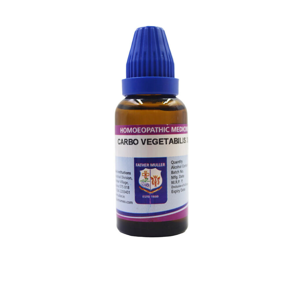 Father Muller Carbo Vegetabilis Dilution - Swadesiicart